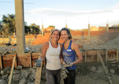 Girls on the work site