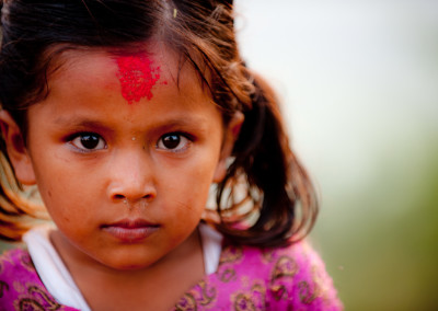 Nepalese school girl